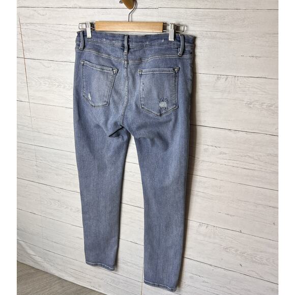 Frame Jeans Womens Size 29 Alemany Grind Light Washed Skinny Cotton Blend - Picture 12 of 16